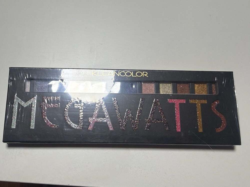 KleanColor Megawatts High Tension Glitters Eyeshadow Palette